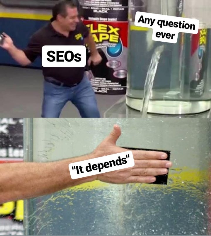 SEO-Depends